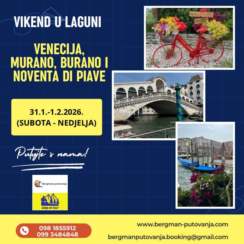 VENECIJA I OTOCI LAGUNE – MURANO I BURANO