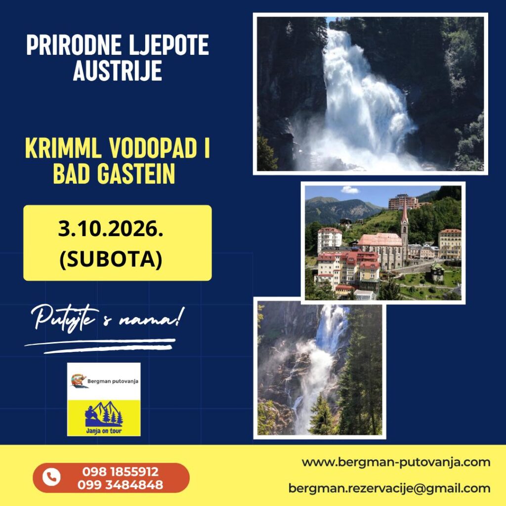 Slapovi Krimml i Bad Gastein
