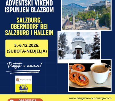 Putevima pjesme Tiha noć, Mozarta, finih Mozart kuglica i  predivnih alpskih krajolika