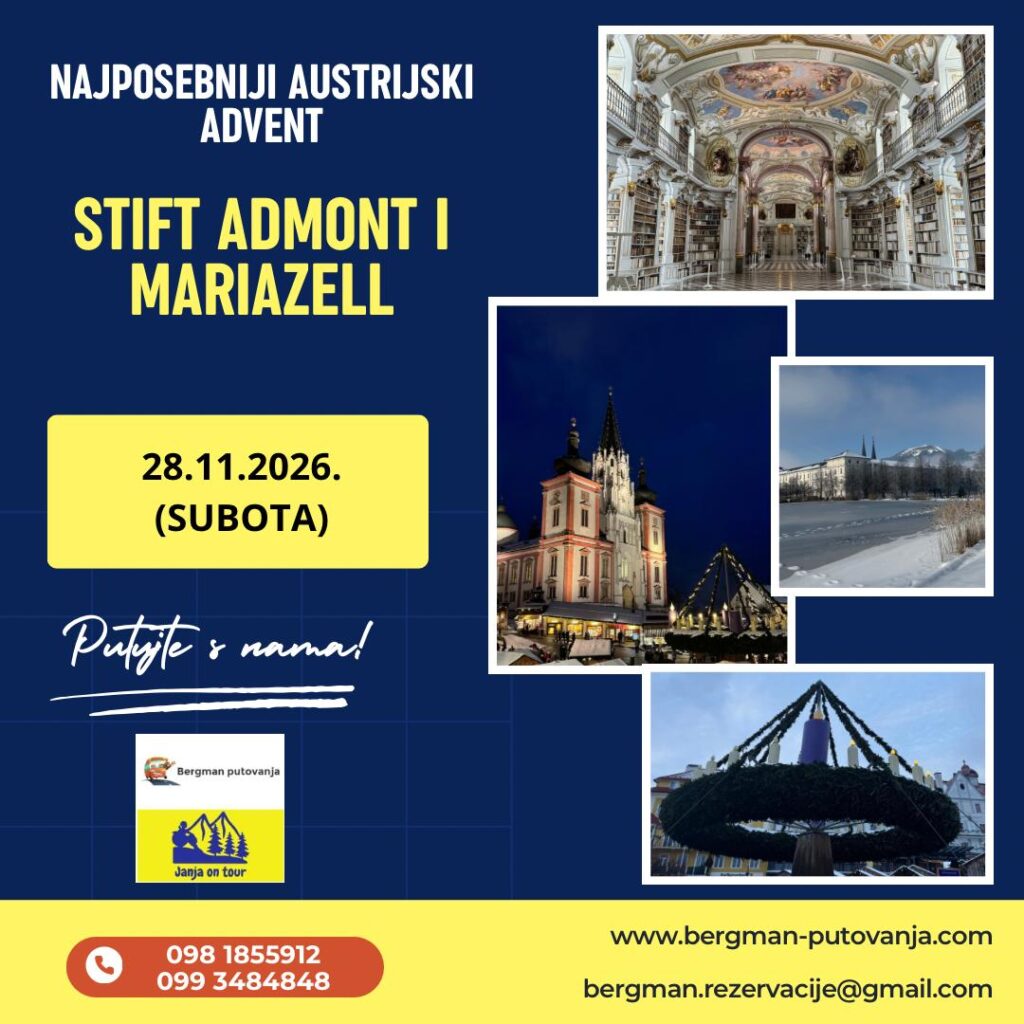 STIFT ADMONT I  MARIAZELL, 28.11.2026.